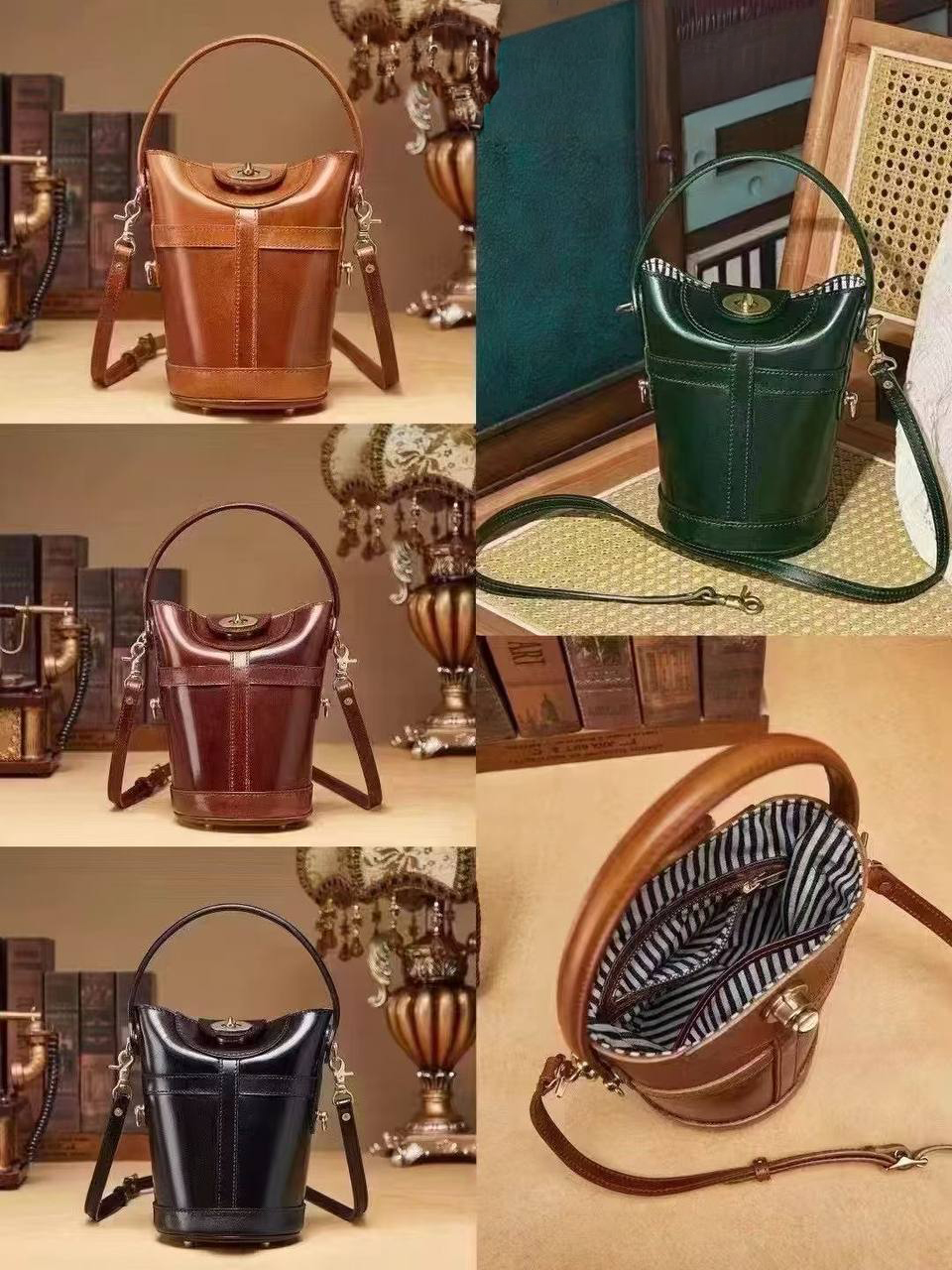 ტყავის ჩანთები