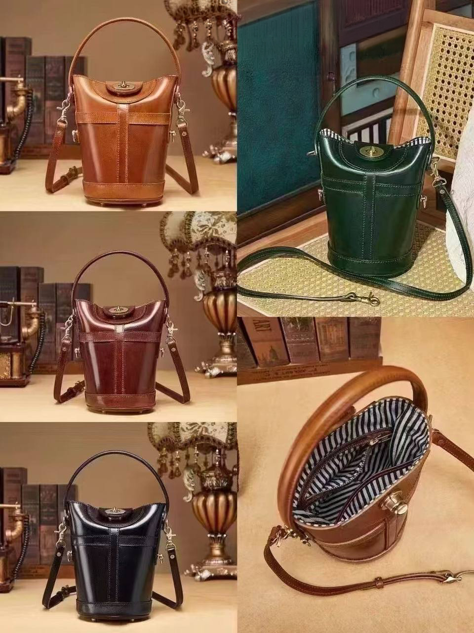 ტყავის ჩანთები