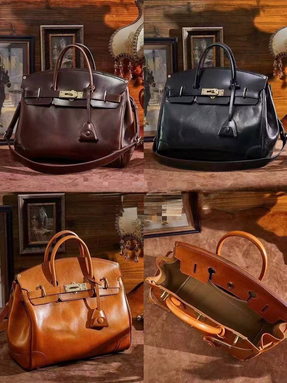 ტყავის ჩანთები