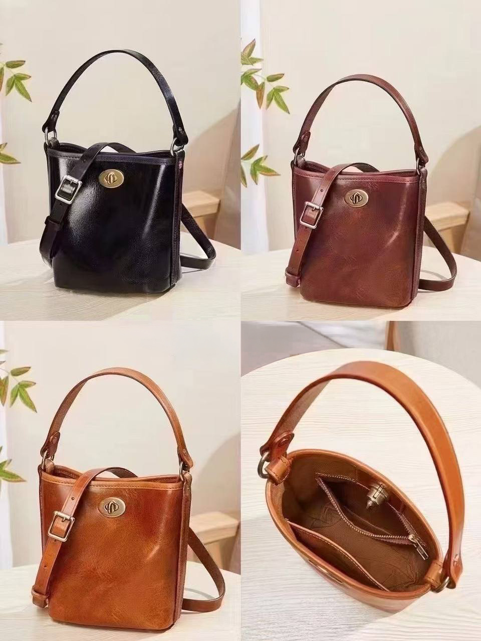 ტყავის ჩანთები